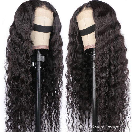 30 Inch Malaysian Loose Deep Wave Wig 4x4 Hd Lace Transparent Frontal Wigs For Women Human Hair Wigs